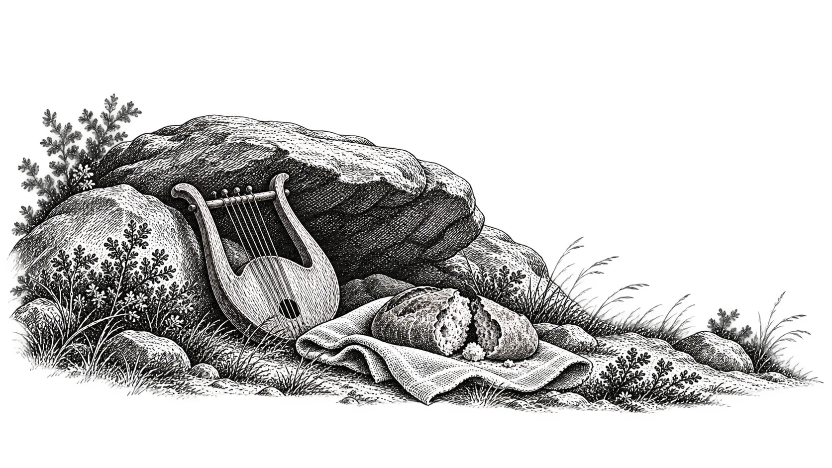 Psalm 34 engraving