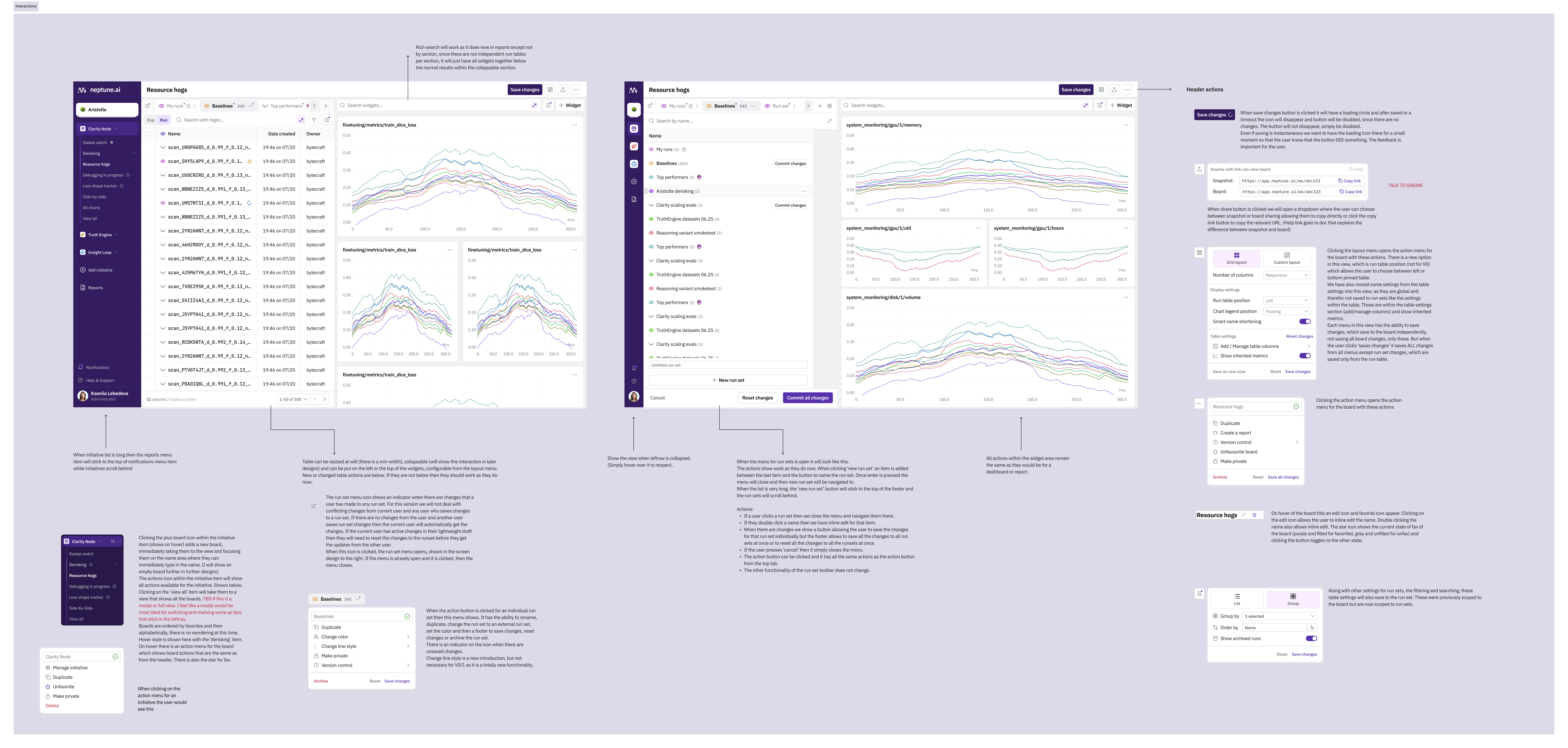 North star vision: canvas layout with workflow presets